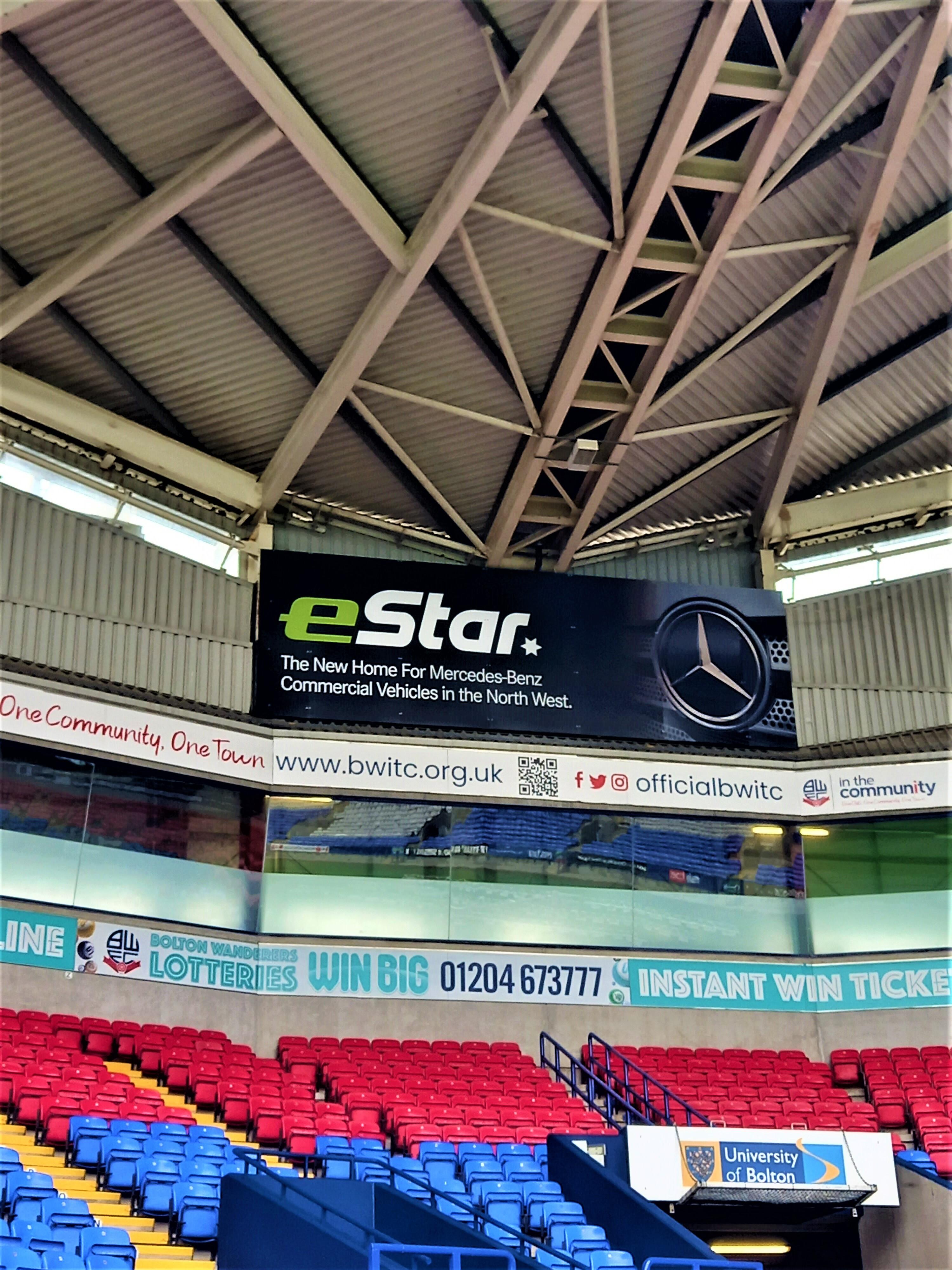 E Star Large Corner Branding
